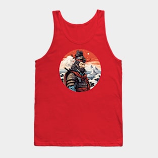 Ukiyo-e samurai Japan Tank Top